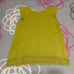 Terzo Millennio Yellow Blouse with Embroidered Details